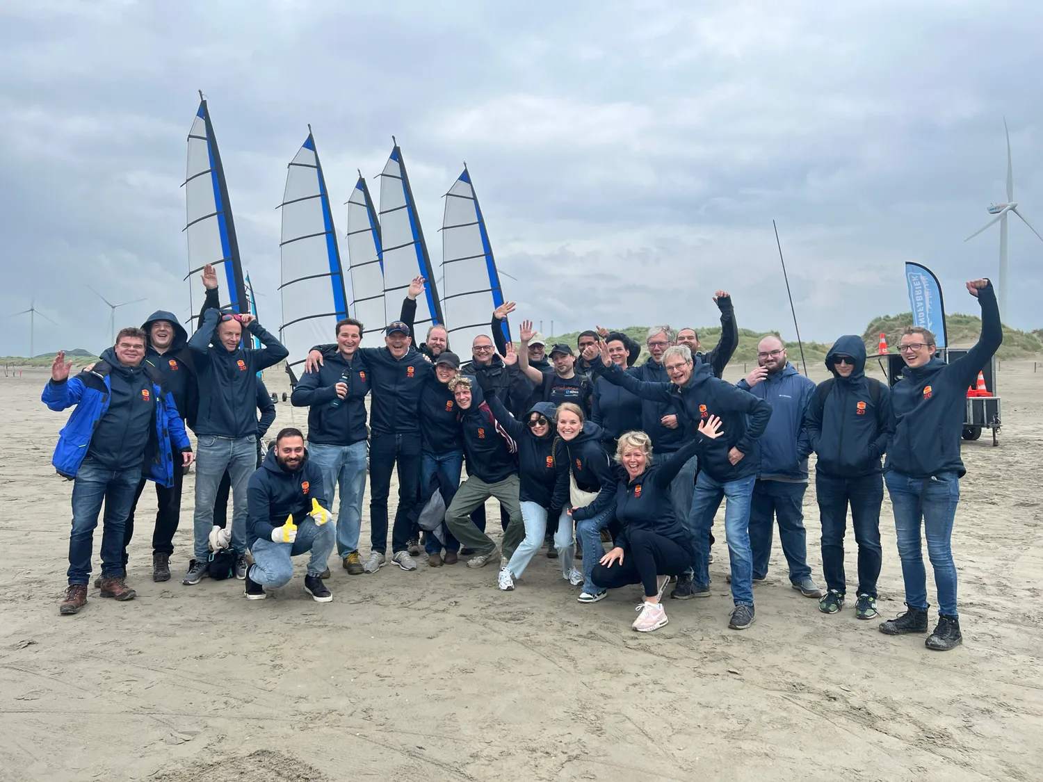 IMG_6465 Teamfoto van het 20-jarig-jubilem uitje